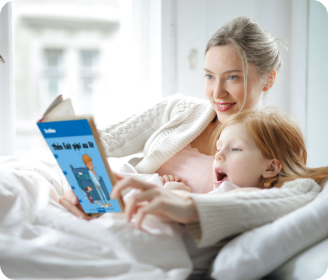 Strip Theo plast in bed - Praten over enuresis met uw kind